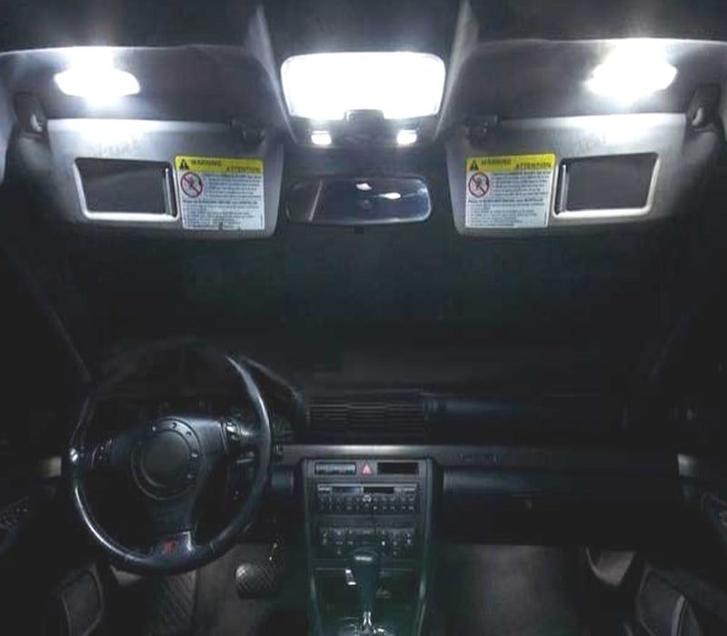 KIT COMPLETO 17 LAMPADAS LED INTERIOR AUDI A4 S4 B5 SOMENTE SEDAN 96-01