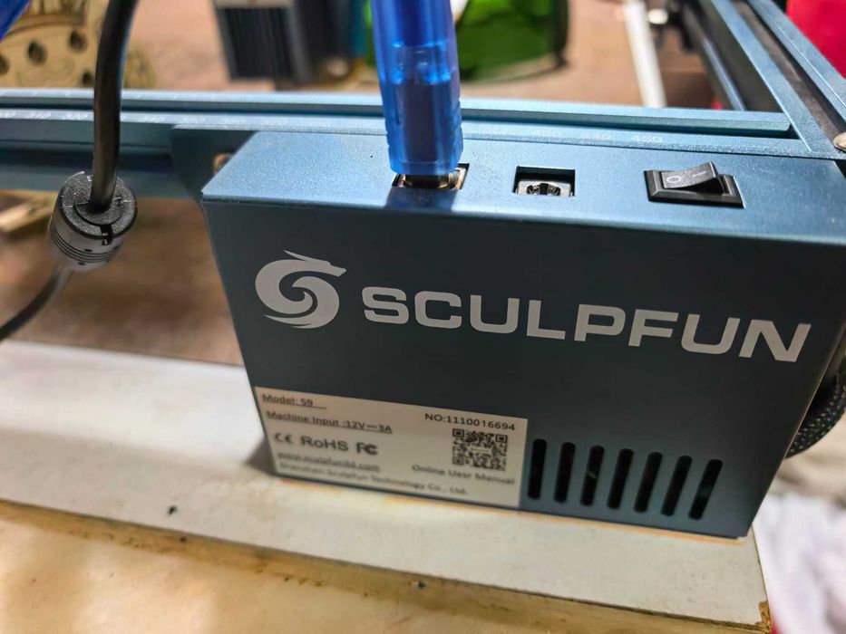Laser SCULPFUN S9 de 5.5W com oferta do Kit de Air Assist