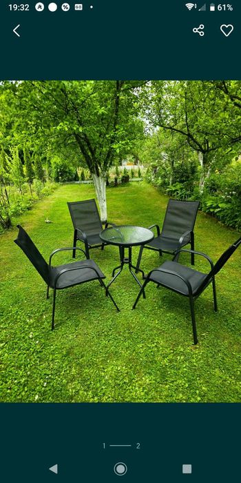 Zestaw mebli ogrodowych