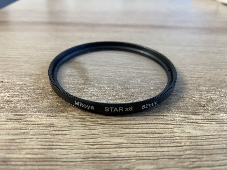 Filtry  gziazdkowy 62 mm Mitoyo 6x star plus gratis