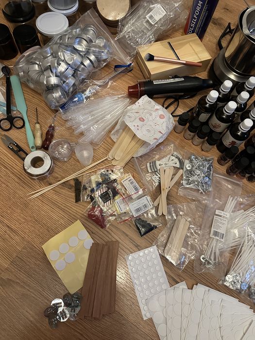 Duży zestaw do robienia świec