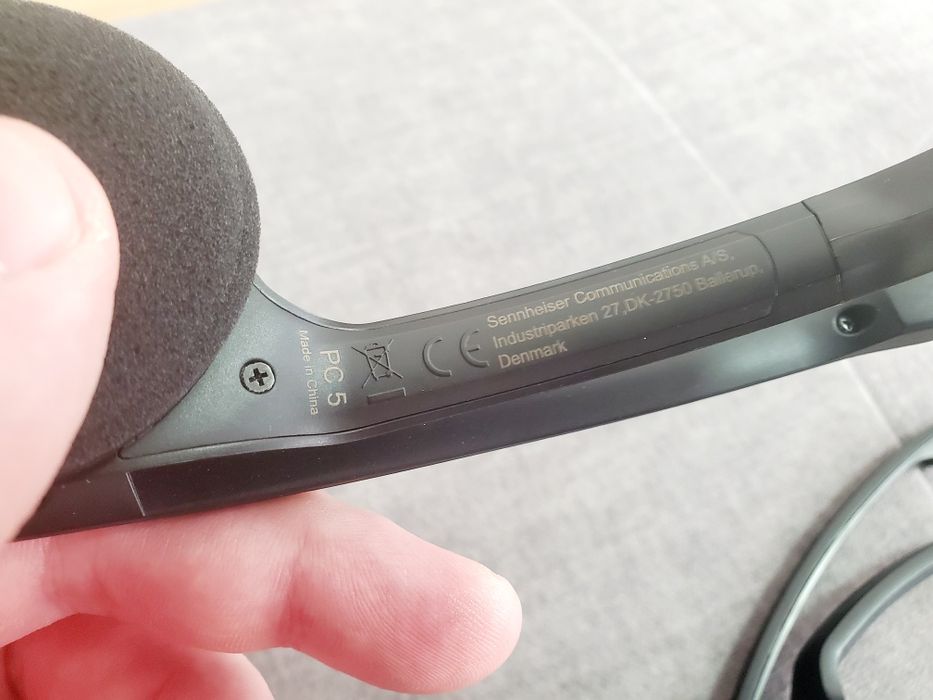 Гарнитура Sennheiser PC 5 CHAT, 3.5mm. + новые накладки-амбушюры