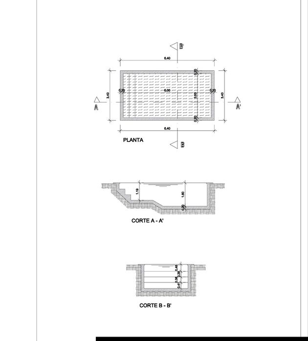 Moradia para reconstrução com projeto de arquitetura aprovado