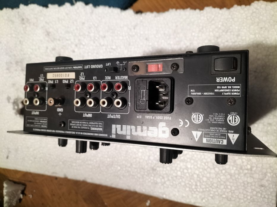 Gemini bpm150 mixer DJ imprezy