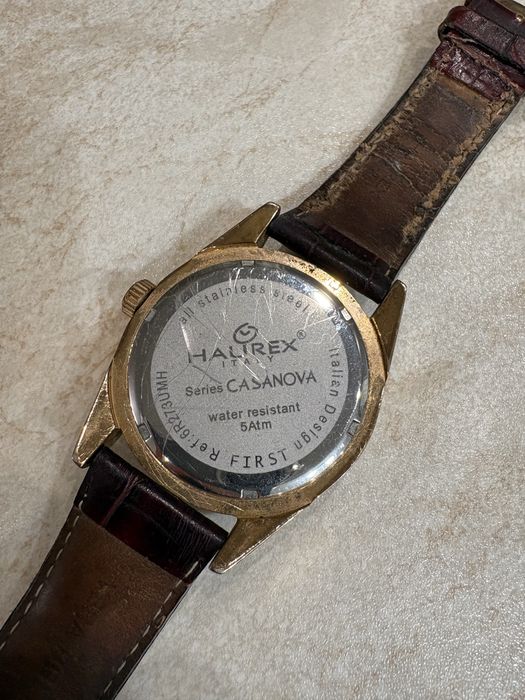 Чоловічий наручний годинник італійського бренду Haurex  Casanova