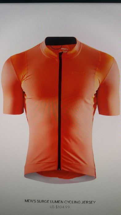 Nowa koszulka kolarska CRAFT SURGE LUMEN XL