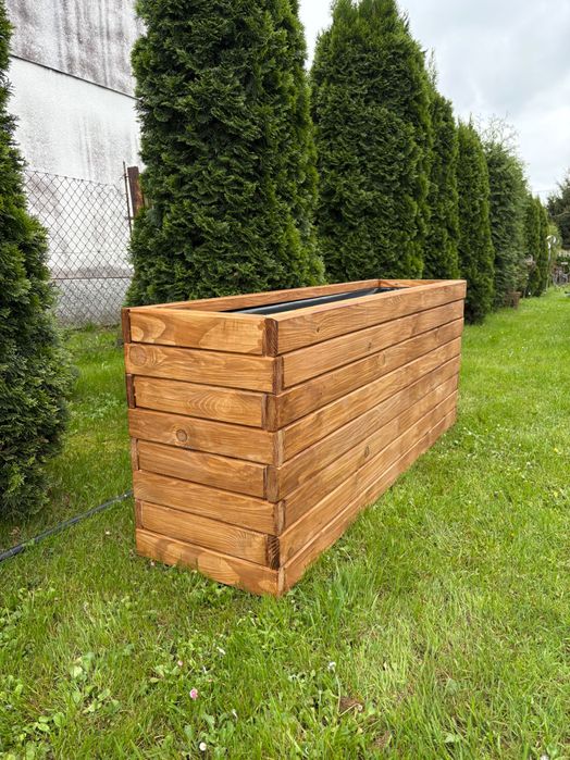 Donica drewniana 150x40x60