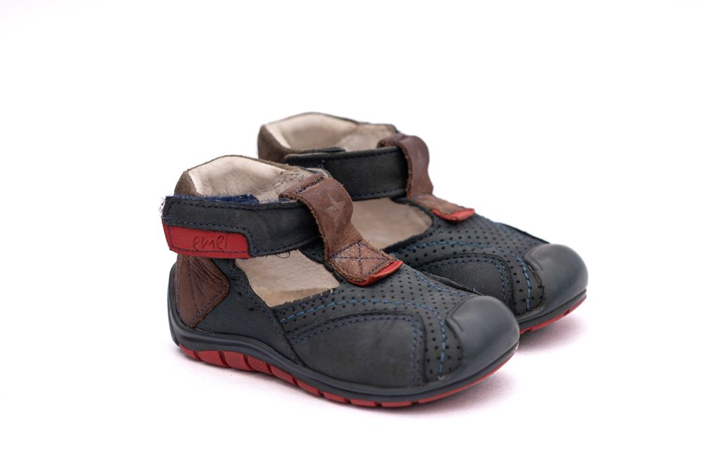 EMEL E2395-8 Półbuty Trzewiki dziecięce R 20 Granatowy Świetny stan