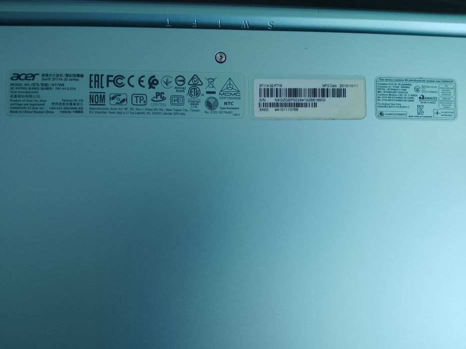 Laptop Acer Swift SF114-32 zielony