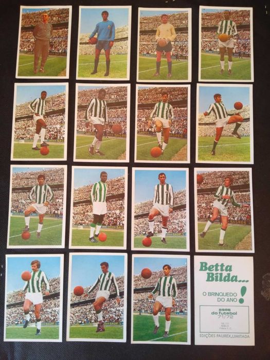 Cromos do VFC Setúbal 1971/72 Novos.