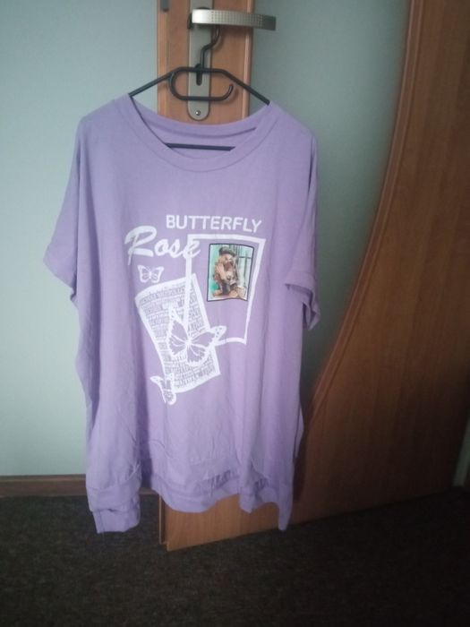 Nowy t-shirt Lila 140-150 biust