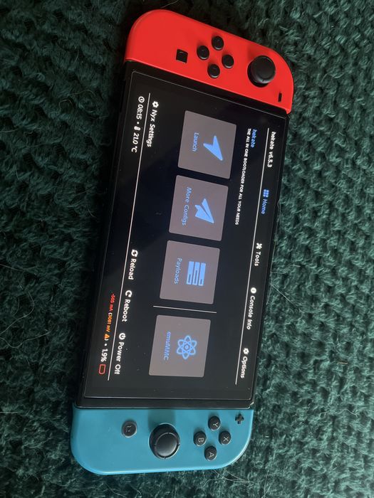 Konsola Nintendo Switch OLED Sprawna Przerobiona 128Gb Picofly Hekate Hwfly modchip