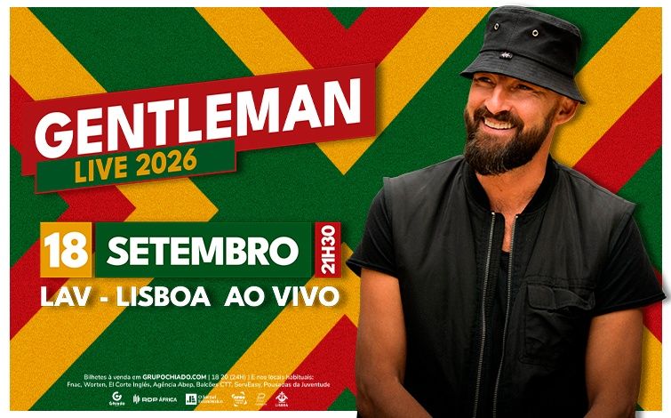 Bilhete concerto Gentleman Lisboa