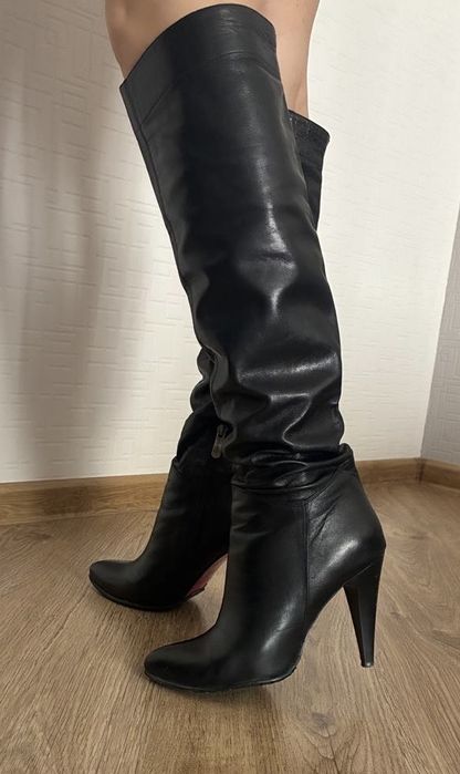 Чоботи жіночі, шкіра, 38, зима Paoletti