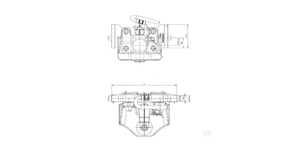 Zaczep Kulowy/Transportowy K80 John Deere Claas Massey Valtra JCB Fend