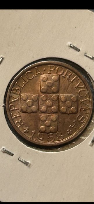 8 moedas de XX centavos em bom estado