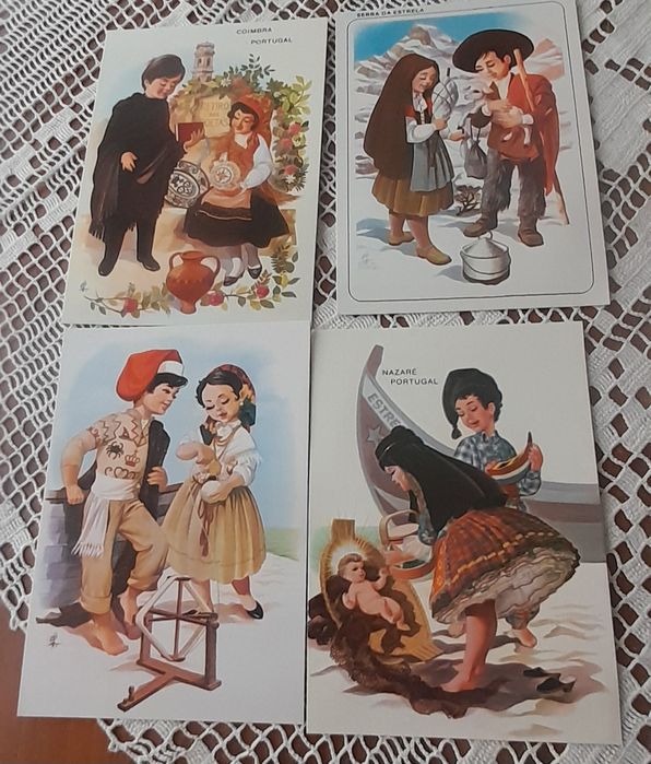 1,50€ Postais regionais portugueses e pregões