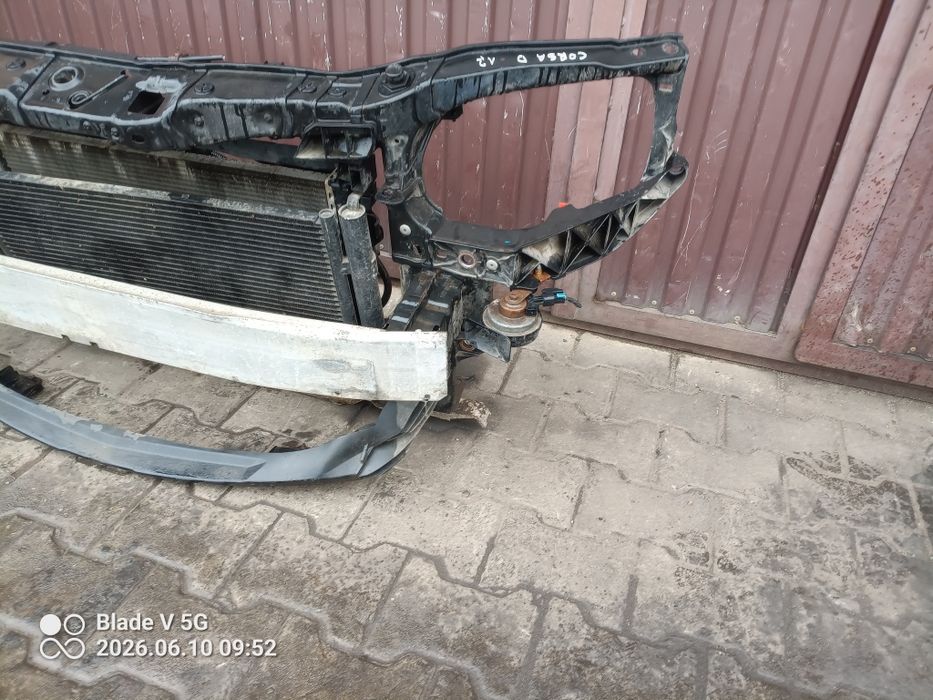 " Corsa D pas przedni wzmocnienie belka zderzaka chłodnice wentylator 1.2