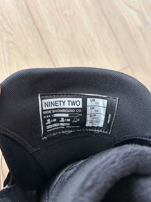 Buty snowboardowe Ride Ninety Two 92 - 44,5 / US 11 / 29 cm - Double BOA