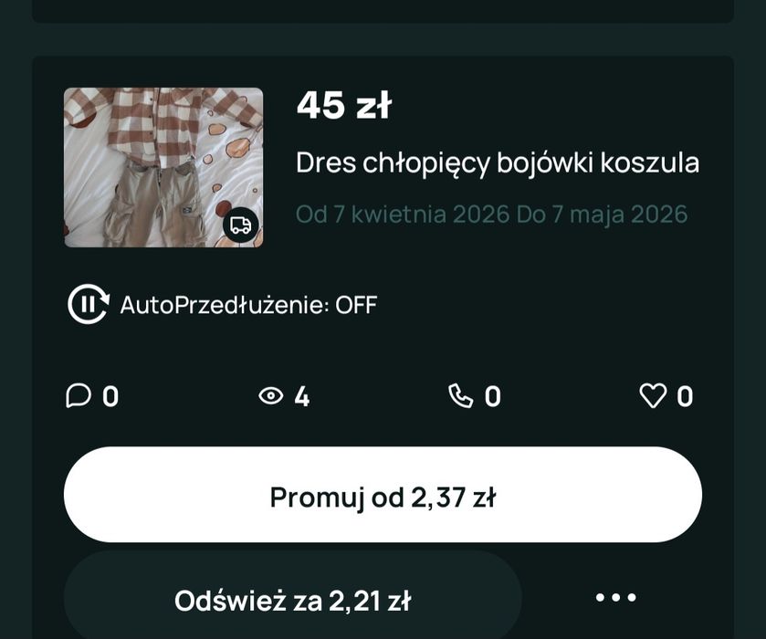 Dres chłopięcy 4f nike adidas