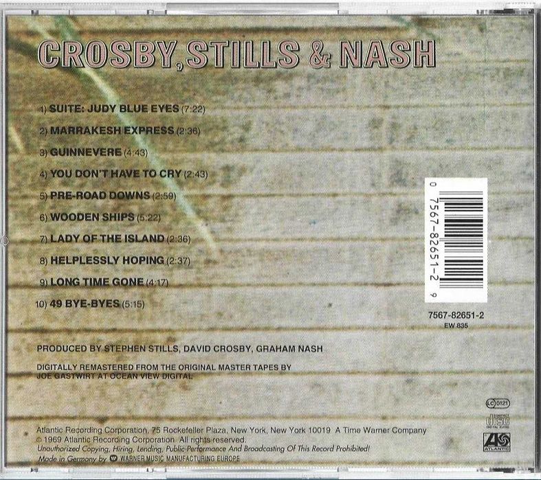 Crosby, Stills & Nash - - - - - Crosby, Stills & Nash - - - - - CD