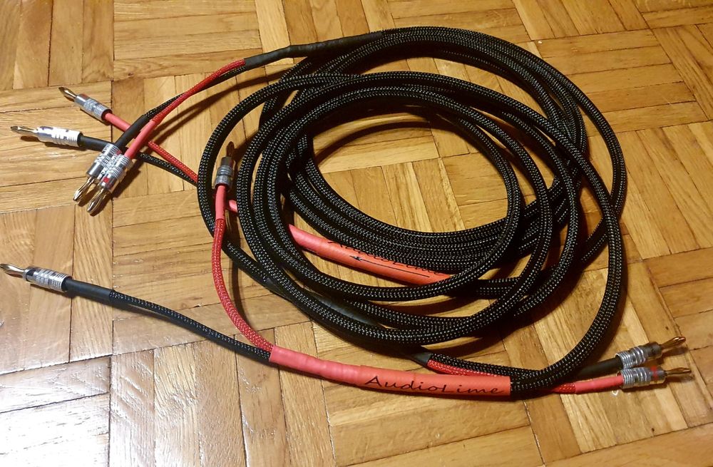 Znakomite kable głośnikowe "AudioLime" HiFi (na metry) - czytaj opis