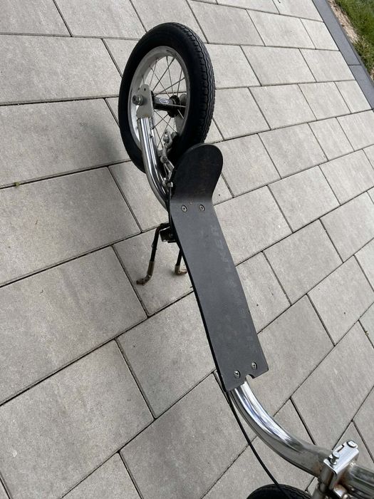 Hulajnoga,  pompowane kola