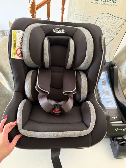 Cadeira auto graco ascent RF (contramarcha) com base isofix regulavel
