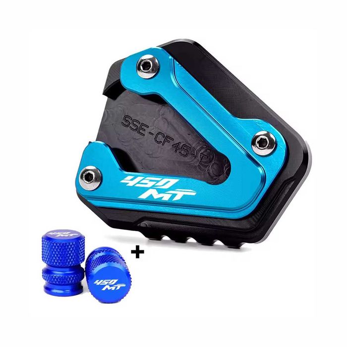 Kit CFMOTO 450MT - alargador descanso CNC + tampas válvulas