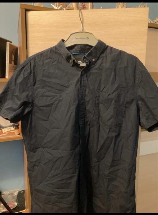 koszula gladka z krotkim rekawem