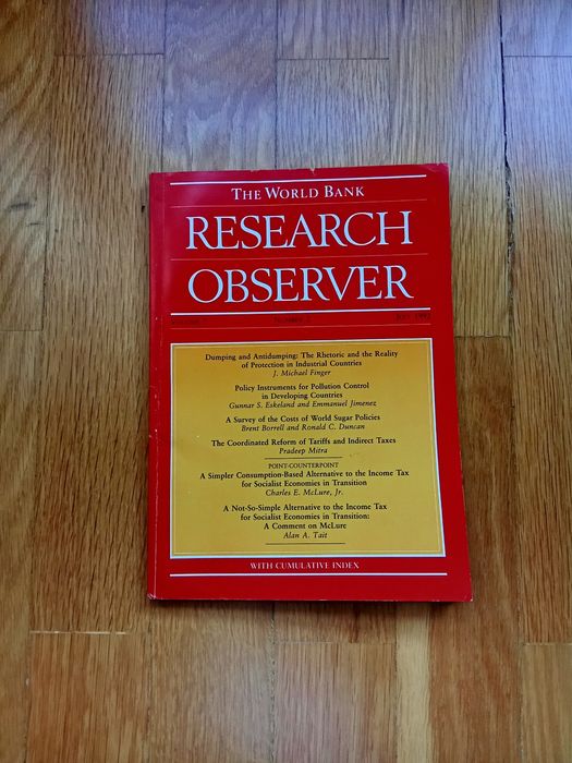 The World Bank Reserch Observer