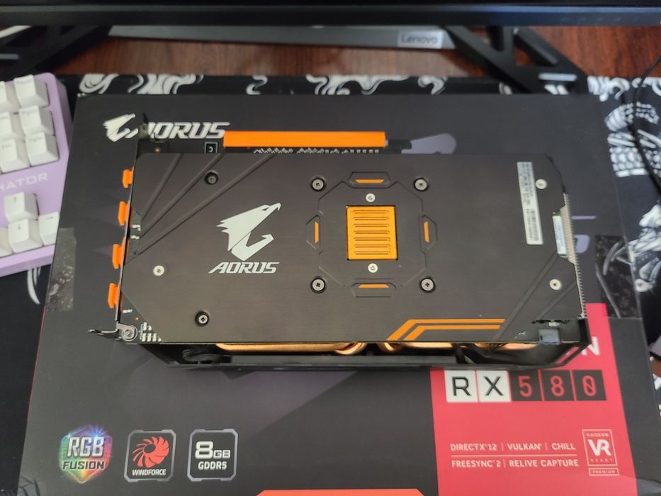 Продам видеокарта  RX 580 8gb Aorus
