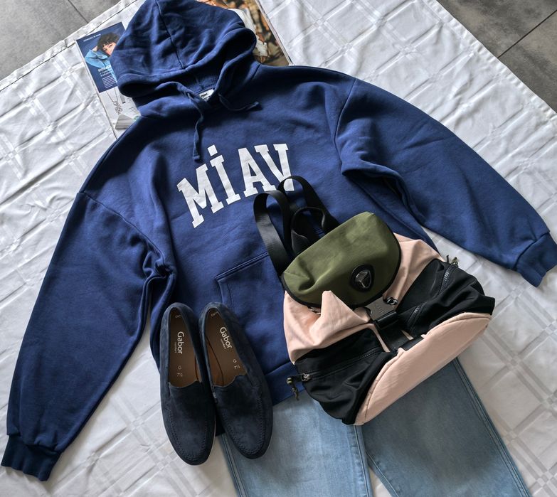 Bluza Damska Z Kapturem Mavi r. 38 /40.