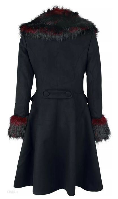 Płaszcz - Hell Bunny - Rock Noir Coat: Red - Medium. XS.