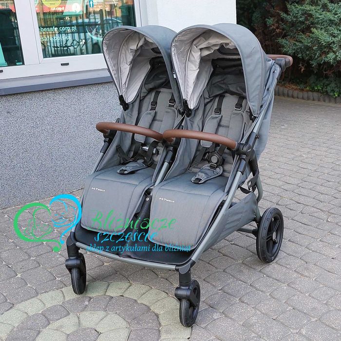 Mast Twin X z regulowaną rączką dla bliźniąt NOWY
