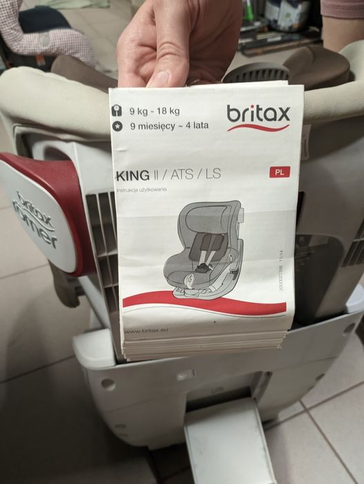 Fotelik dziecięcy 9m - 4 lata Britax Romer King 2