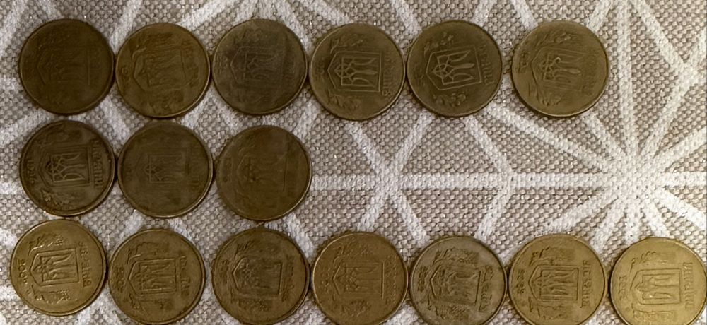 Монети 5, 10, 25, 50 копійок від 1992 року