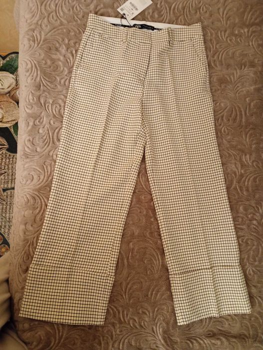 Кюлоти теплі в клітинку жіночі