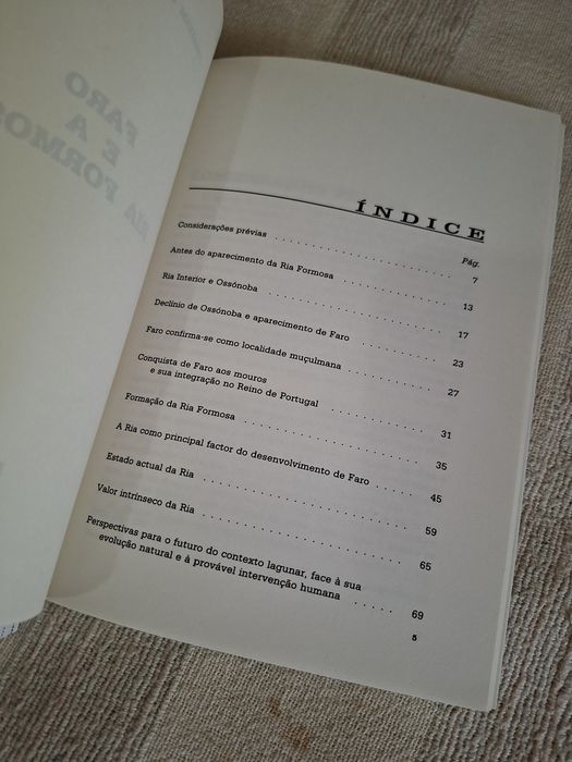 Faro e a Ria Formosa livro de 1988