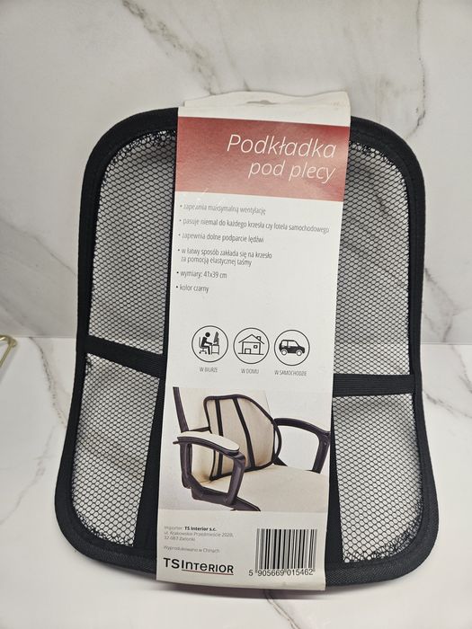 Podkładka pod plecy na fotel do biurka