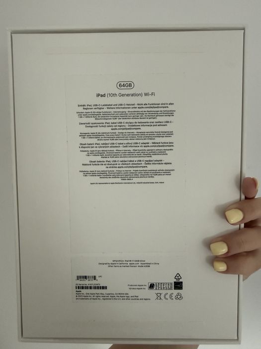 apple ipad 10th gen 2022 z uszkodzoną matrycą