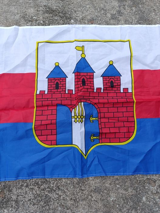 Duża flaga Bydgoszczy