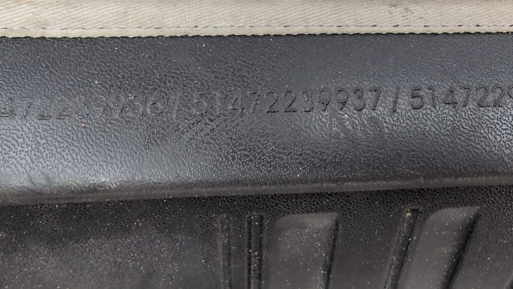 Килимок для багажника для BMW 3 Series 2012-2018