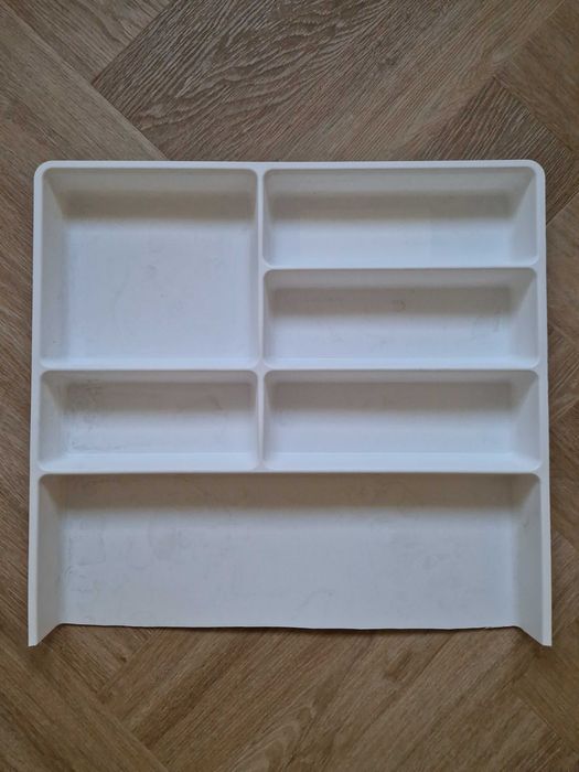 Przycięty wkład na sztućce organizer IKEA Stodja
