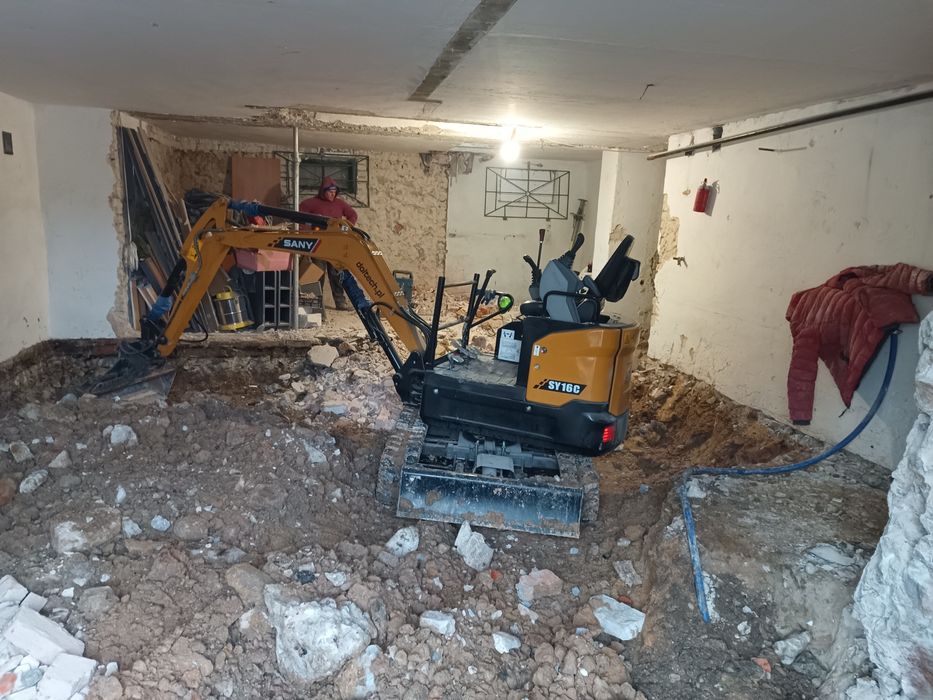 WYNAJEM Mini Koparka Minikoparek Młot Wiertnica Chwytak WOZIDŁO