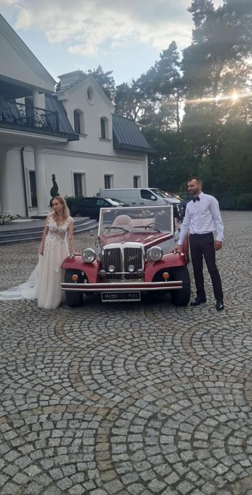 Auto kabriolet retro do ślubu