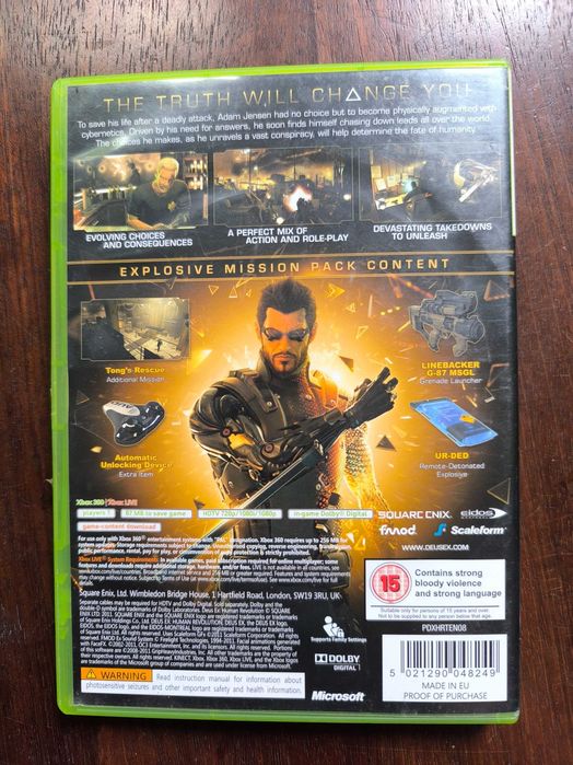 Deus Ex Human Revolution XBox 360