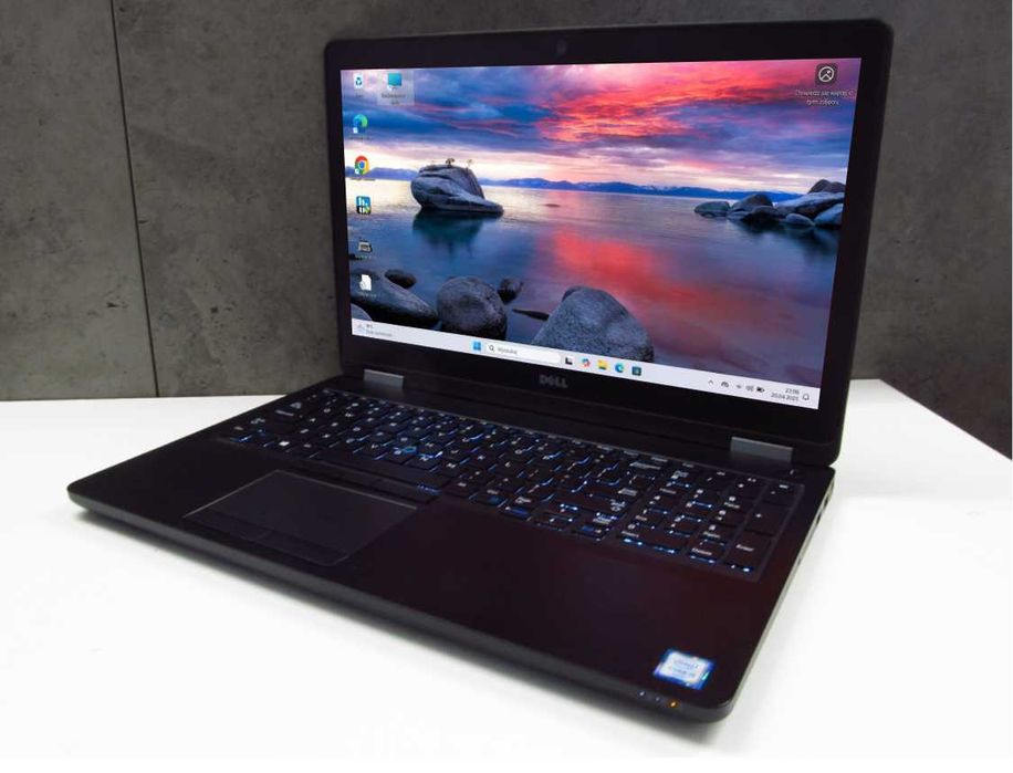 OKAZJA Dell Latitude E5570 i5 6300U Ram 8GB dysk 256SSD Full HD IPS Gwarancja Windows 11 Laptop do pracy biura domu warsztatu biznesowy na Komunię