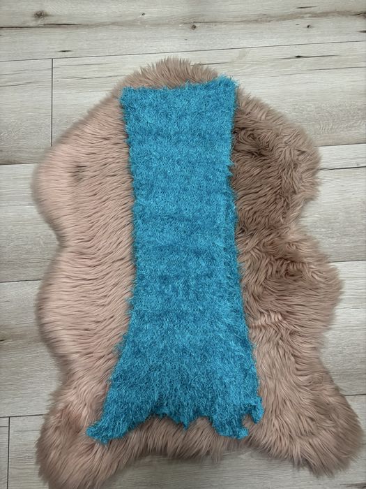 Szalik damski turkusowy