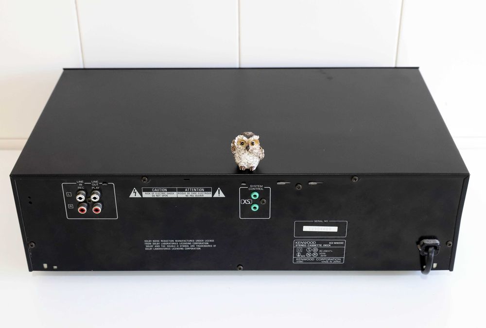 Kenwood KX-W8030 Duplo Tape Deck Cassetes autoreverse